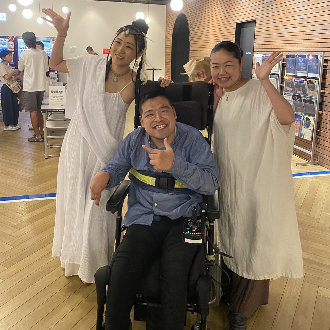 『ひかりのそら』共演の空色カミュさん山口美佳さんと