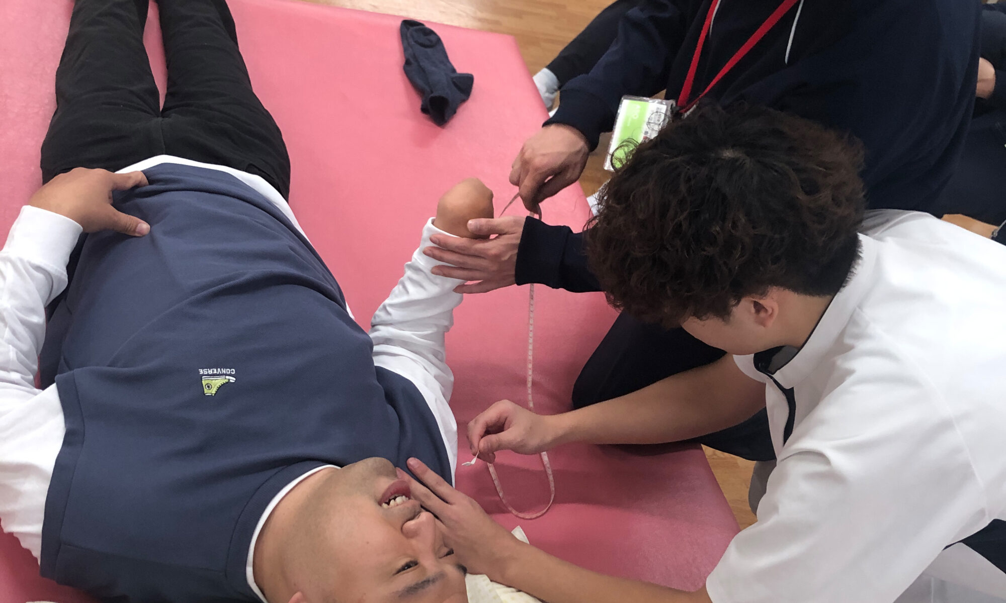 麻生リハビリテーション大学校にて実習モデルの協力をしています